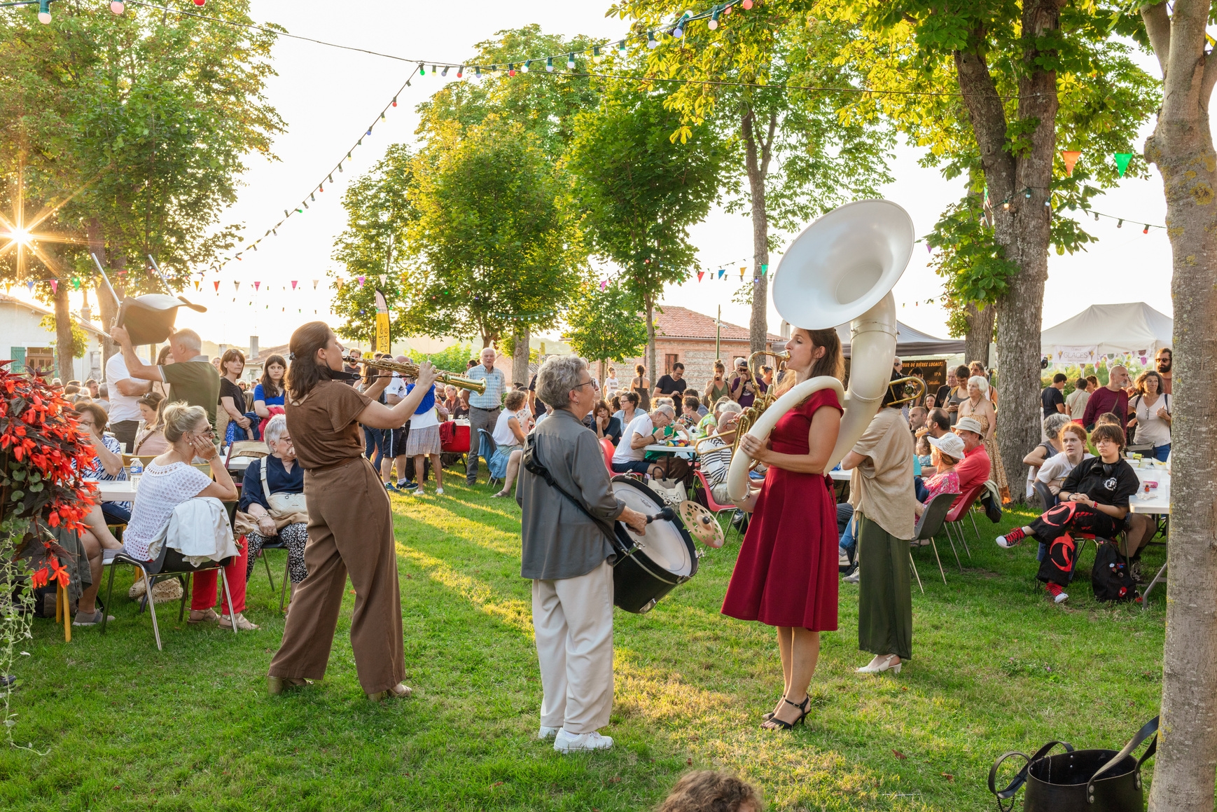 Concert de fanfare en plein air, Office de Tourisme Cœur de Garonne