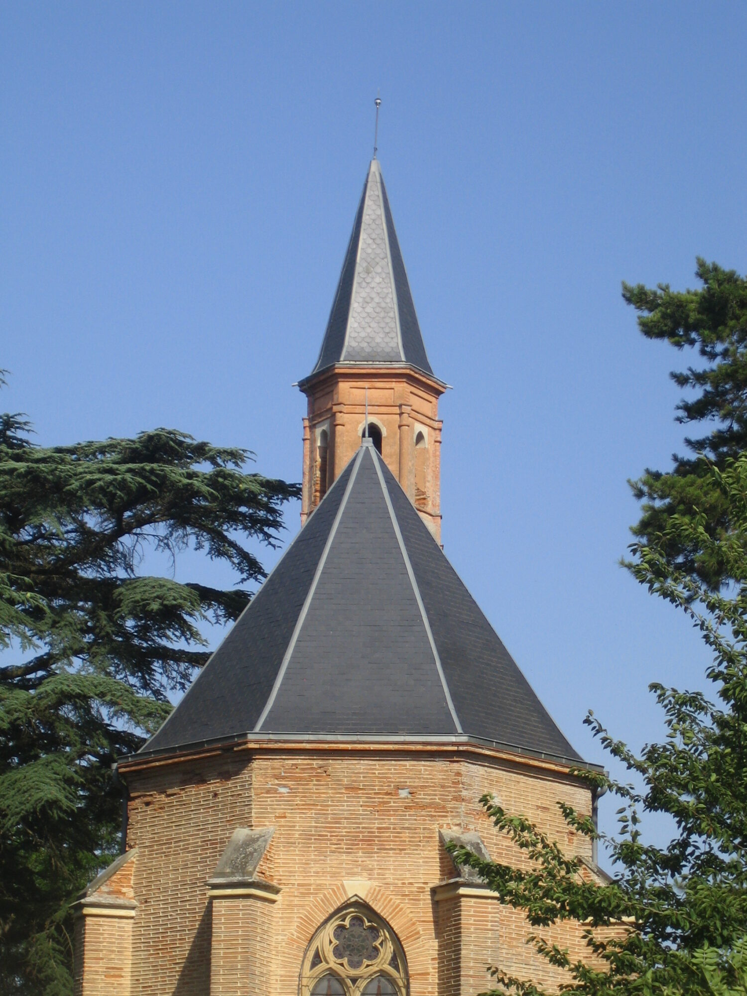 Clocher d’église en brique, Office de Tourisme Cœur de Garonne