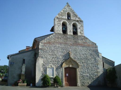Église en pierre avec clocher, Office de Tourisme Cœur de Garonne
