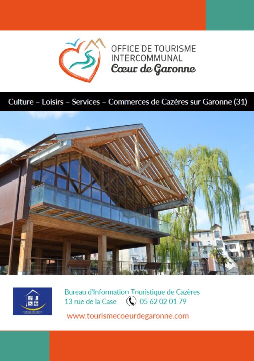 Office de Tourisme Cœur de Garonne à Cazères, bâtiment en bois