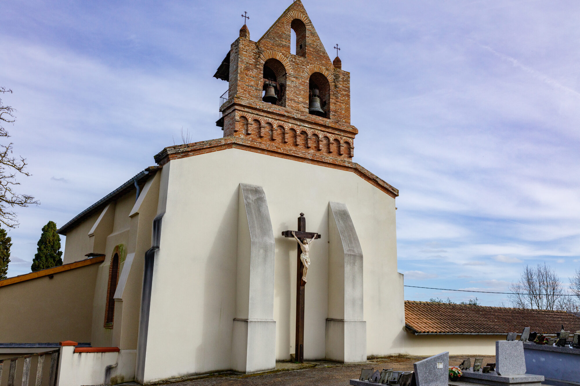 Église à clocher-mur en brique, Office de Tourisme Cœur de Garonne