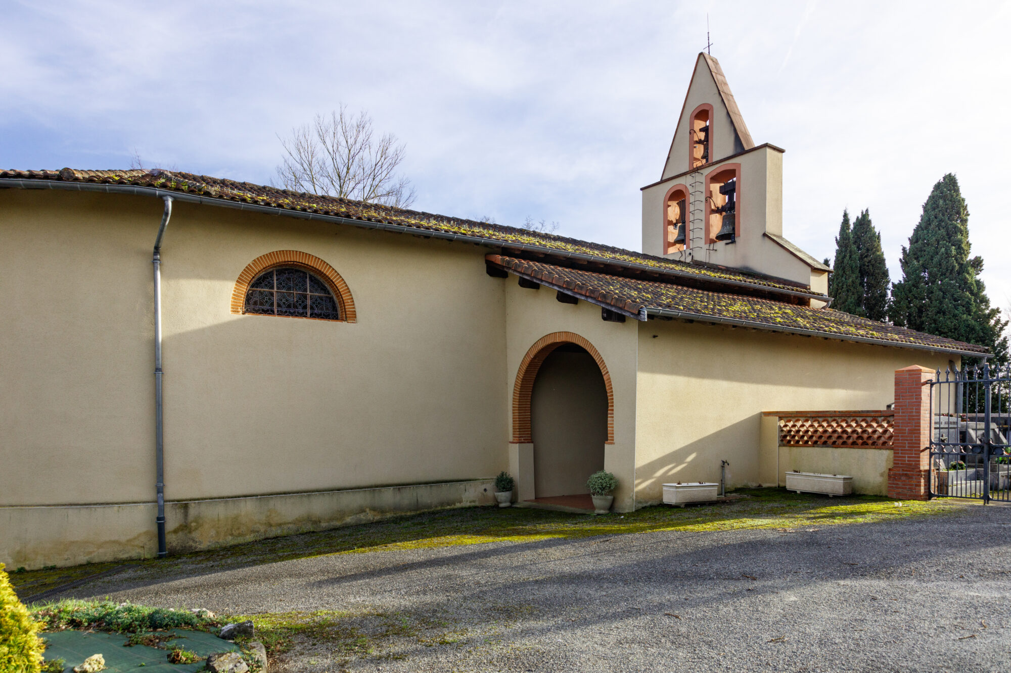 Église avec clocher-mur, Office de Tourisme Cœur de Garonne