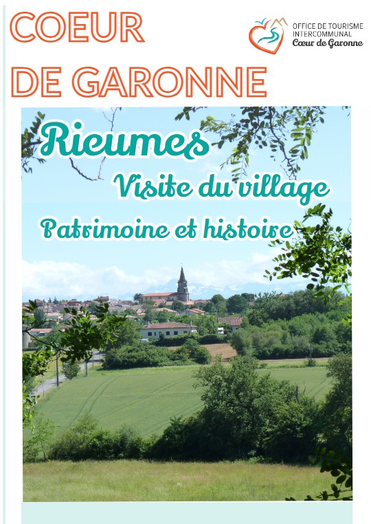 Affiche visite du village de Rieumes par l’Office de Tourisme Cœur de Garonne