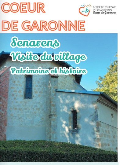 Affiche Office de Tourisme Cœur de Garonne, visite du village de Senarens