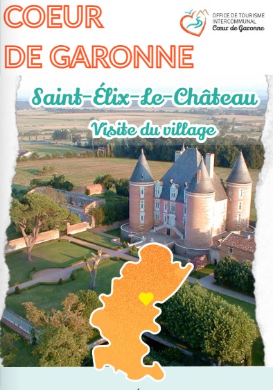 Affiche Office de Tourisme Cœur de Garonne, château de Saint-Élix