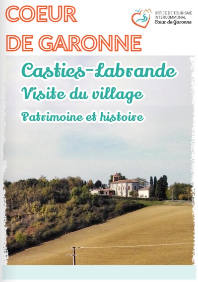Affiche Casties-Labrande, visite du village et patrimoine, Cœur de Garonne