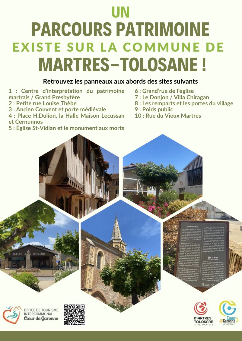 Parcours patrimoine Martres Tolosane