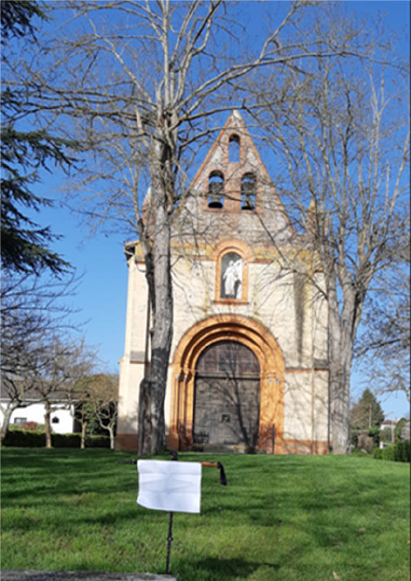 Chapelle avec clocher et portail voûté, Office de Tourisme Cœur de Garonne