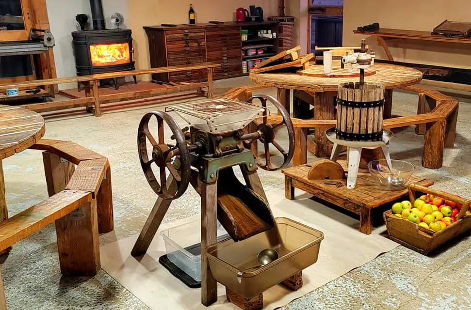 Presse à pommes et broyeur anciens, Office de Tourisme Cœur de Garonne