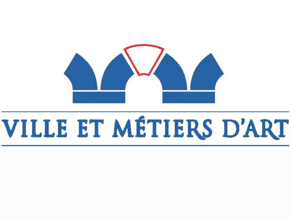 Logo Ville et Métiers d'Art bleu et rouge