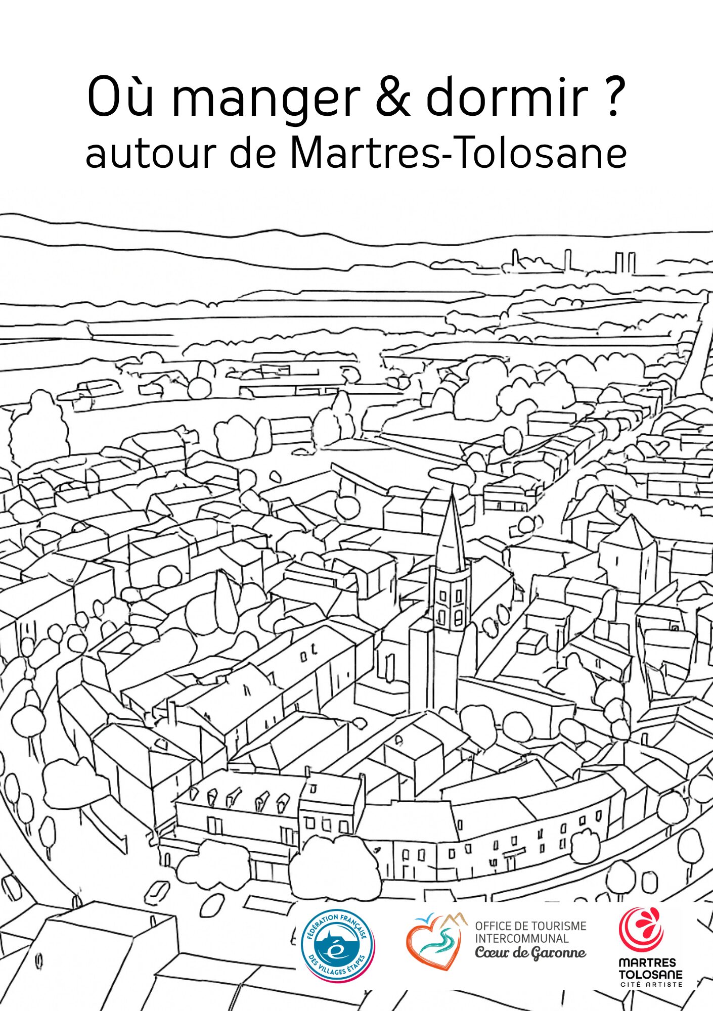 Affiche Où manger et dormir autour de Martres-Tolosane, Cœur de Garonne