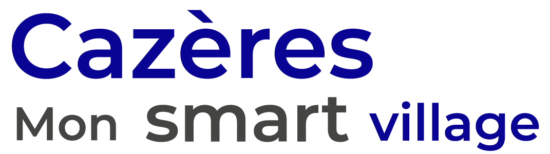 Logo Cazères Mon Smart village