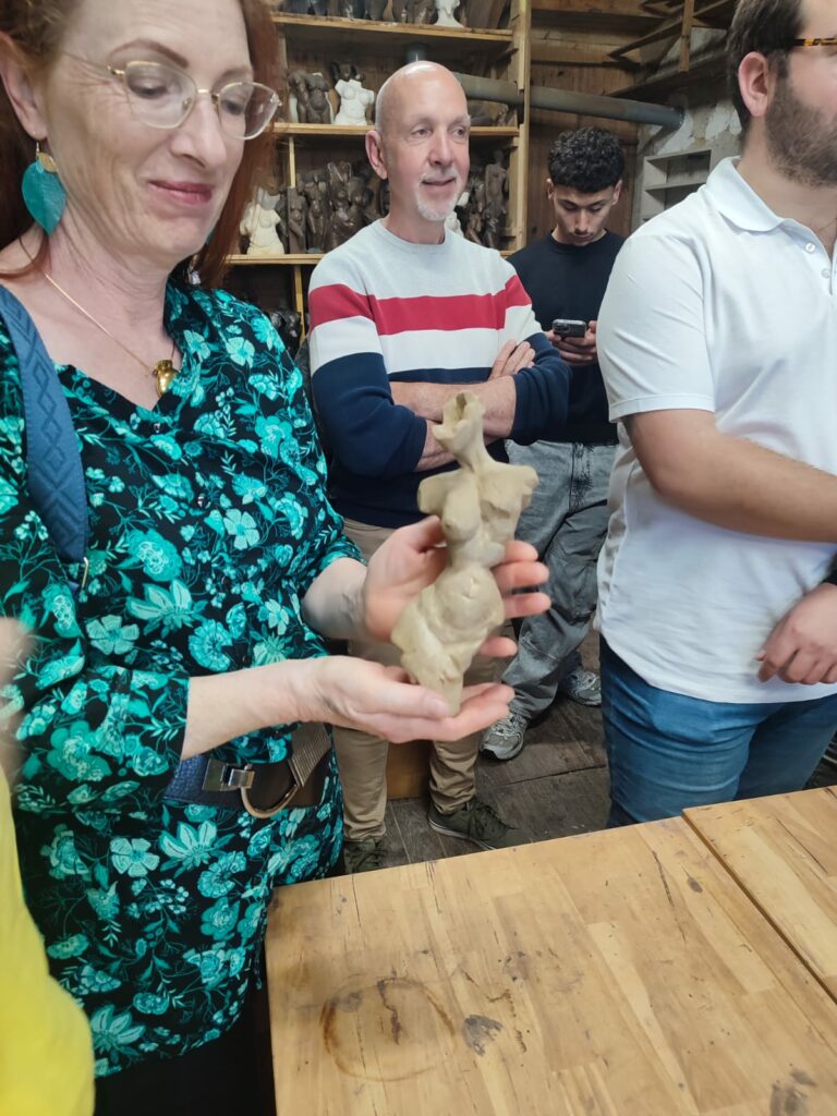 Visite d’atelier sculpture avec l’Office de Tourisme Cœur de Garonne