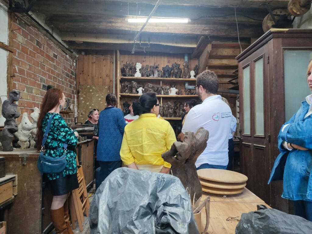 Visite d’atelier de sculpture avec Office de Tourisme Cœur de Garonne
