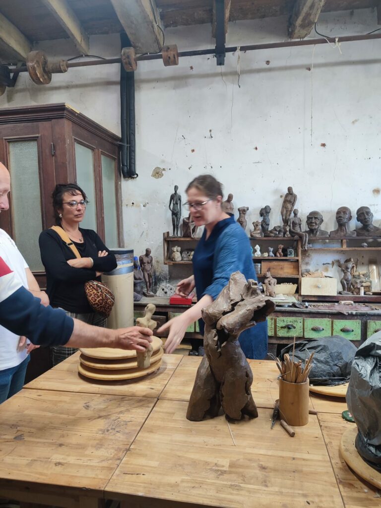 Visite d’un atelier de sculpture, Office de Tourisme Cœur de Garonne