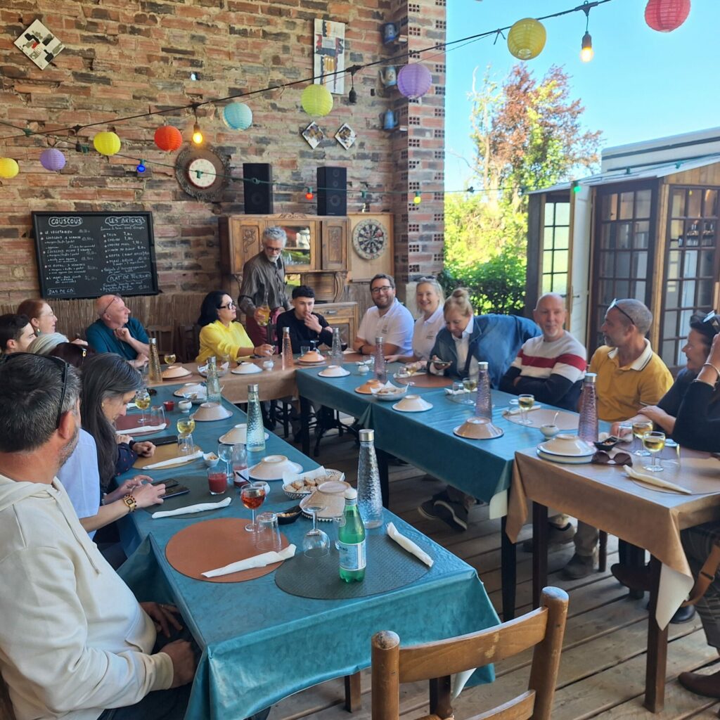 Repas de groupe organisé par l’Office de Tourisme Cœur de Garonne