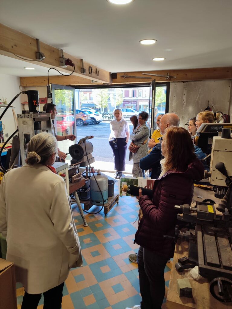 Visite d’un atelier artisanal avec l’Office de Tourisme Cœur de Garonne