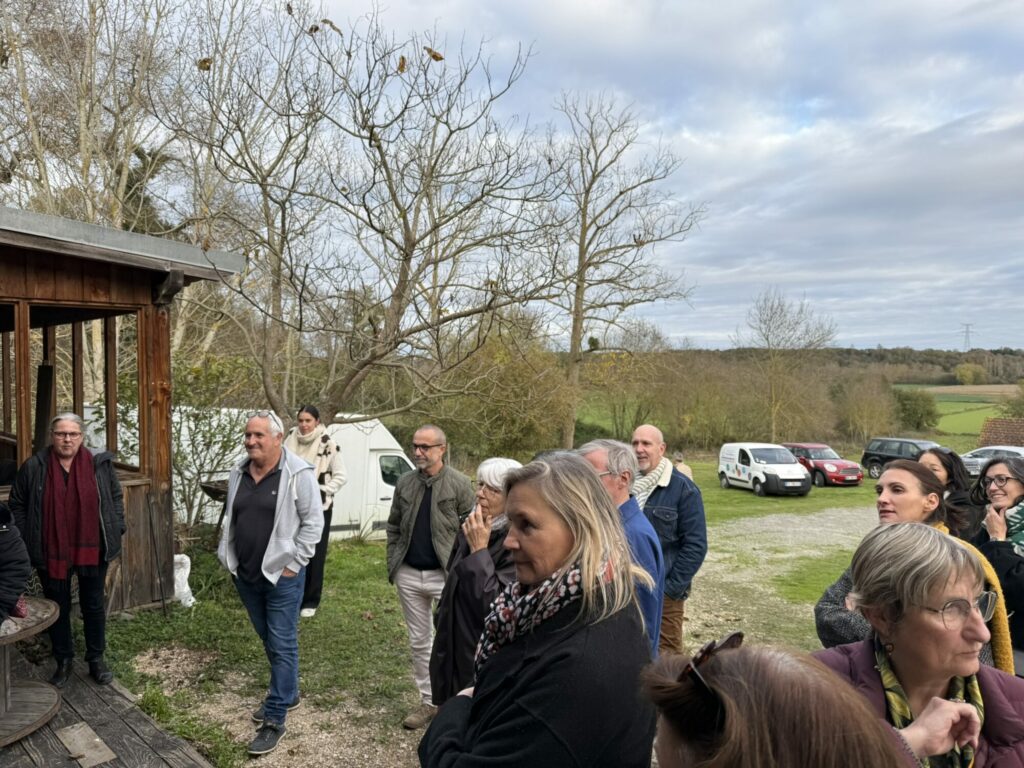 Groupe de visiteurs lors d’une visite avec l’Office de Tourisme Cœur de Garonne