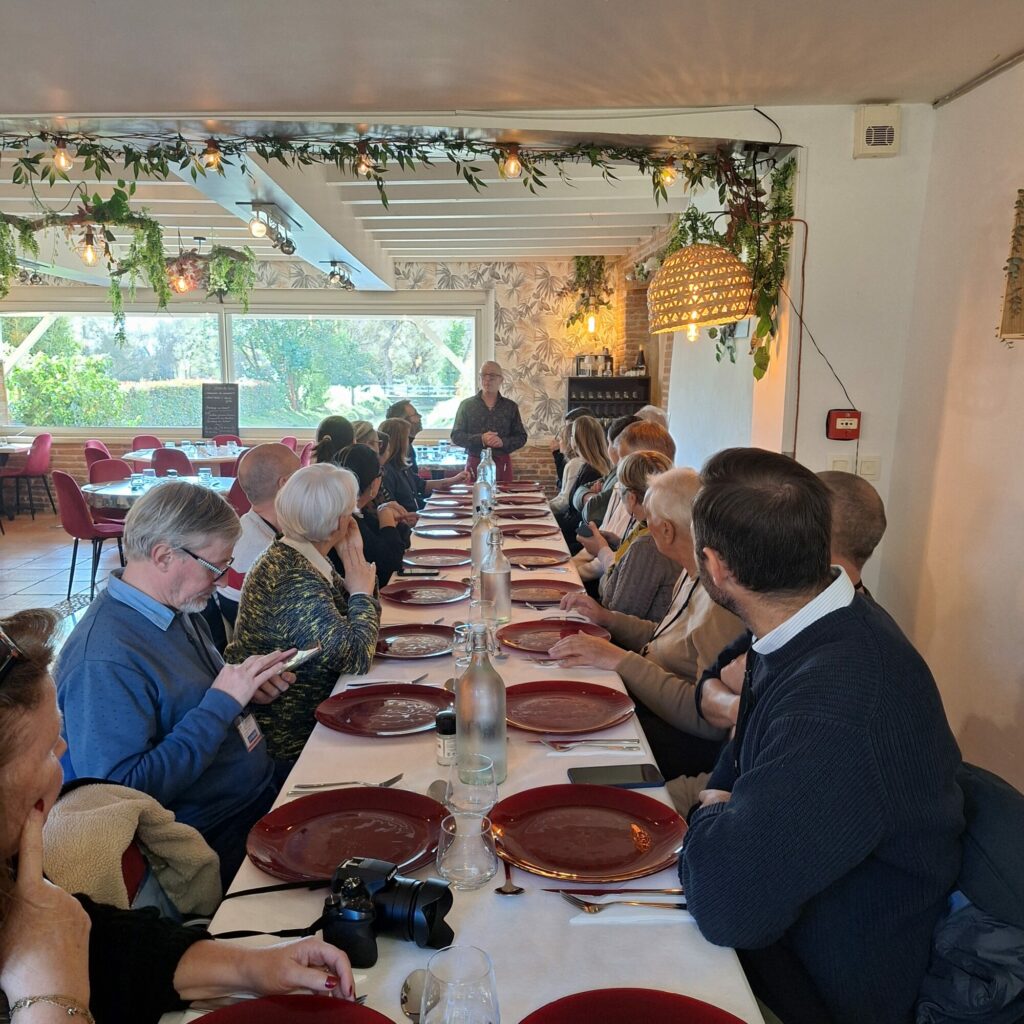Repas de groupe avec présentation Office de Tourisme Cœur de Garonne