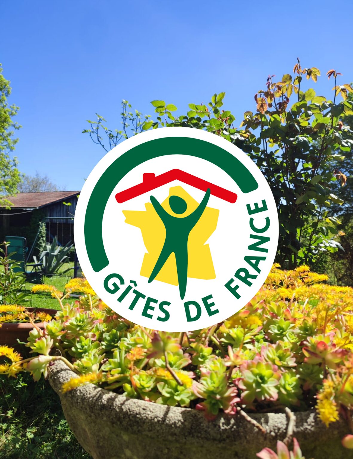 Logo Gîtes de France pour hébergement touristique Cœur de Garonne