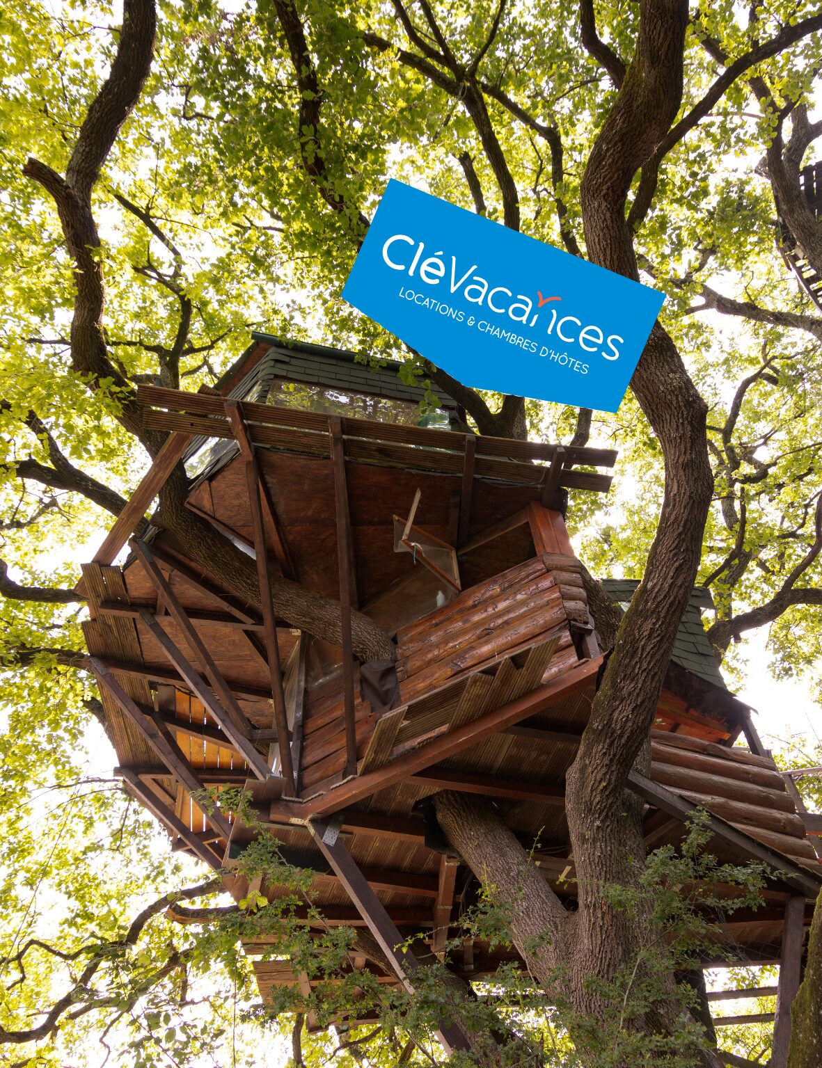 Cabane dans les arbres labellisée Clévacances en Cœur de Garonne