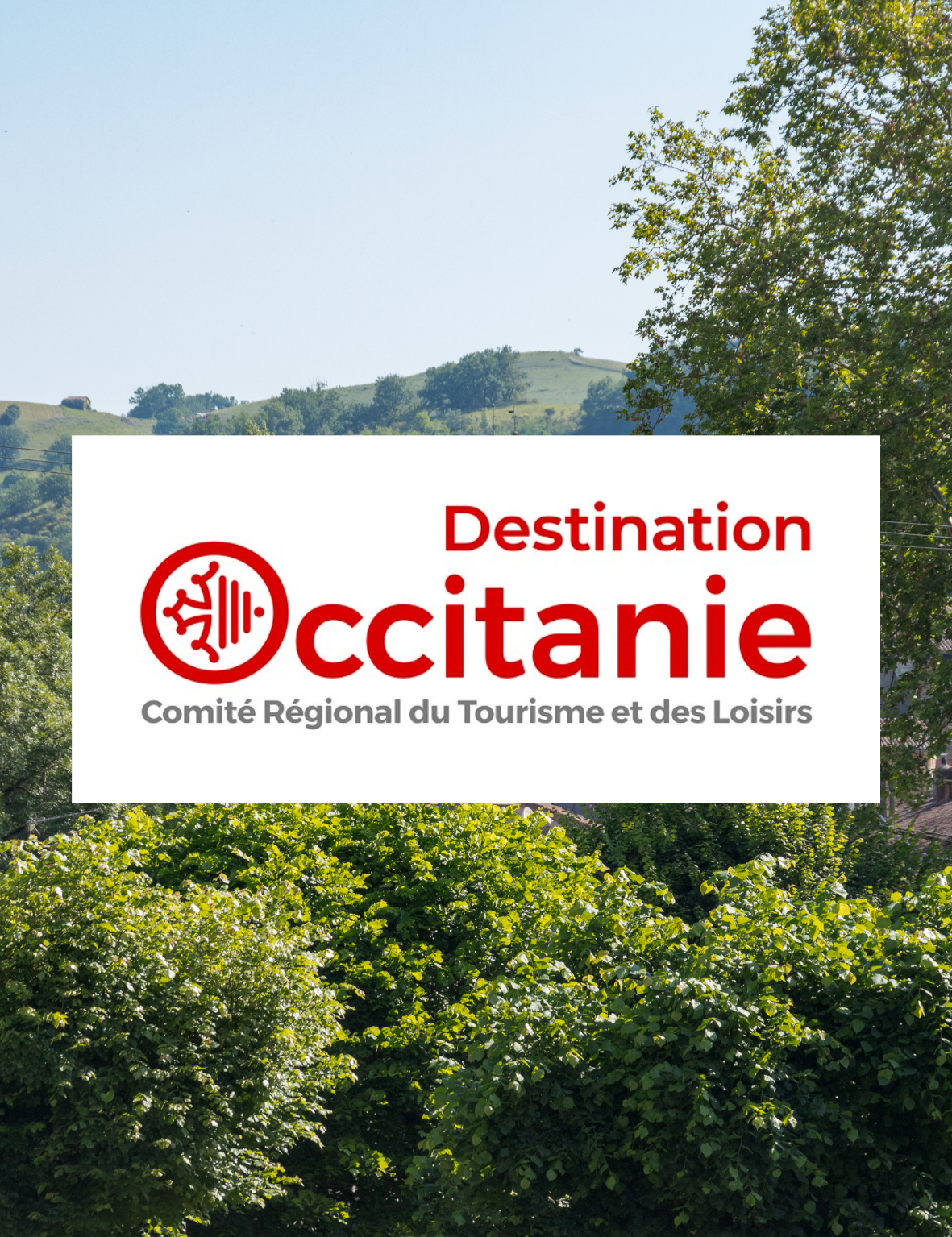Logo Destination Occitanie, Comité Régional du Tourisme et des Loisirs