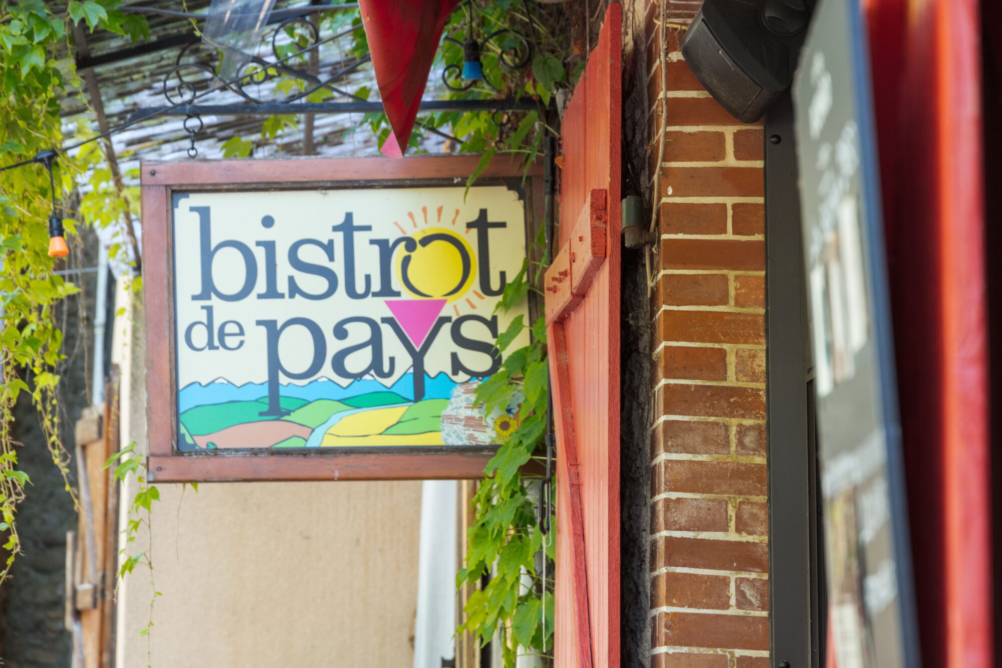 Enseigne du Bistrot de Pays, Office de Tourisme Cœur de Garonne