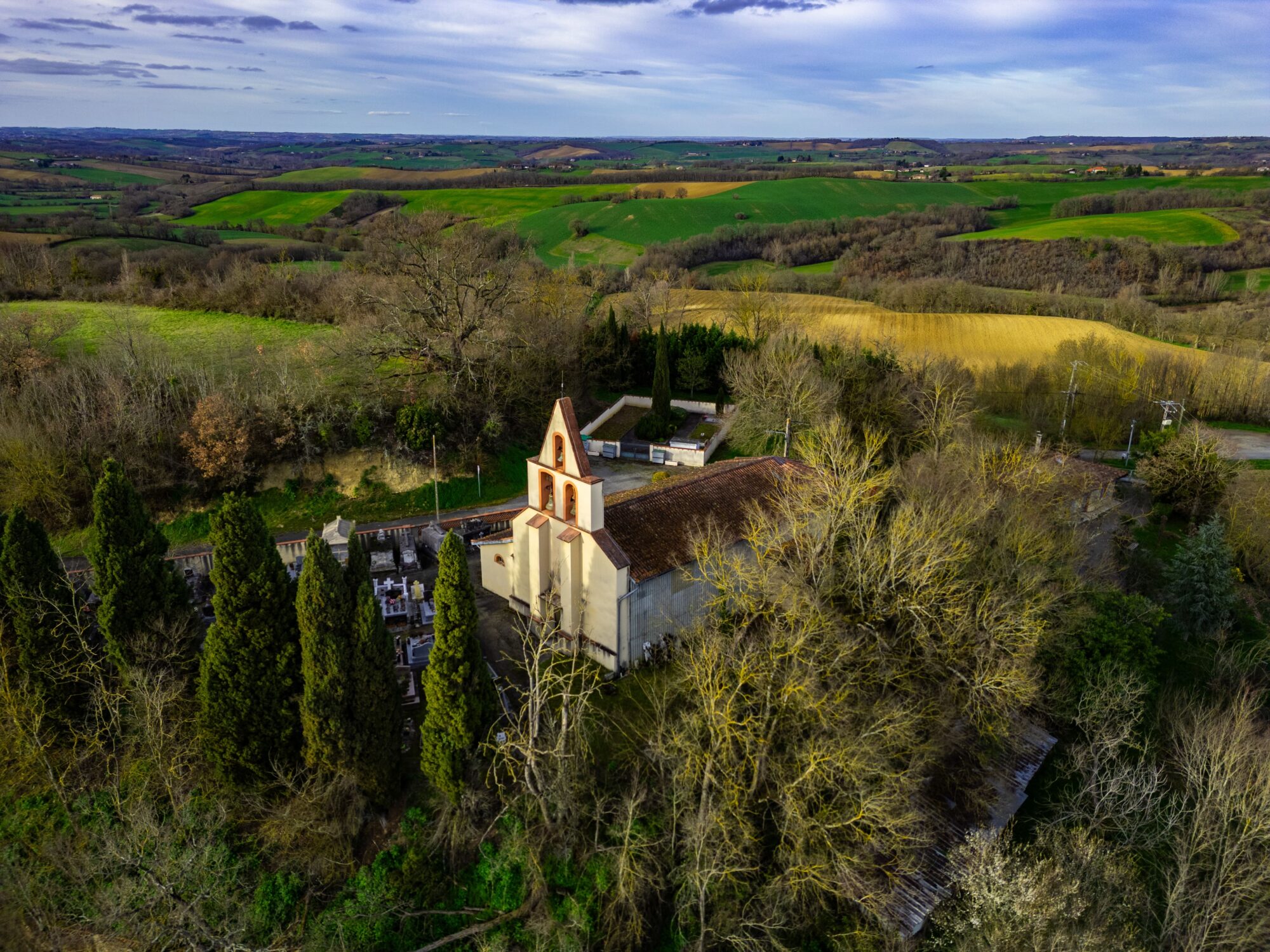 Église de campagne au cœur des collines, Office de Tourisme Cœur de Garonne