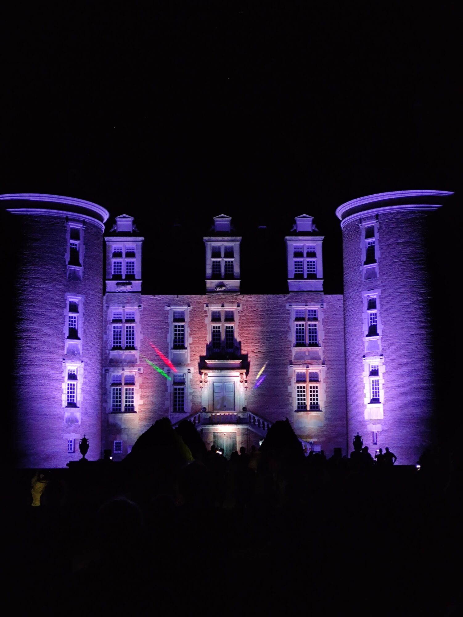 Château illuminé de nuit, Office de Tourisme Cœur de Garonne