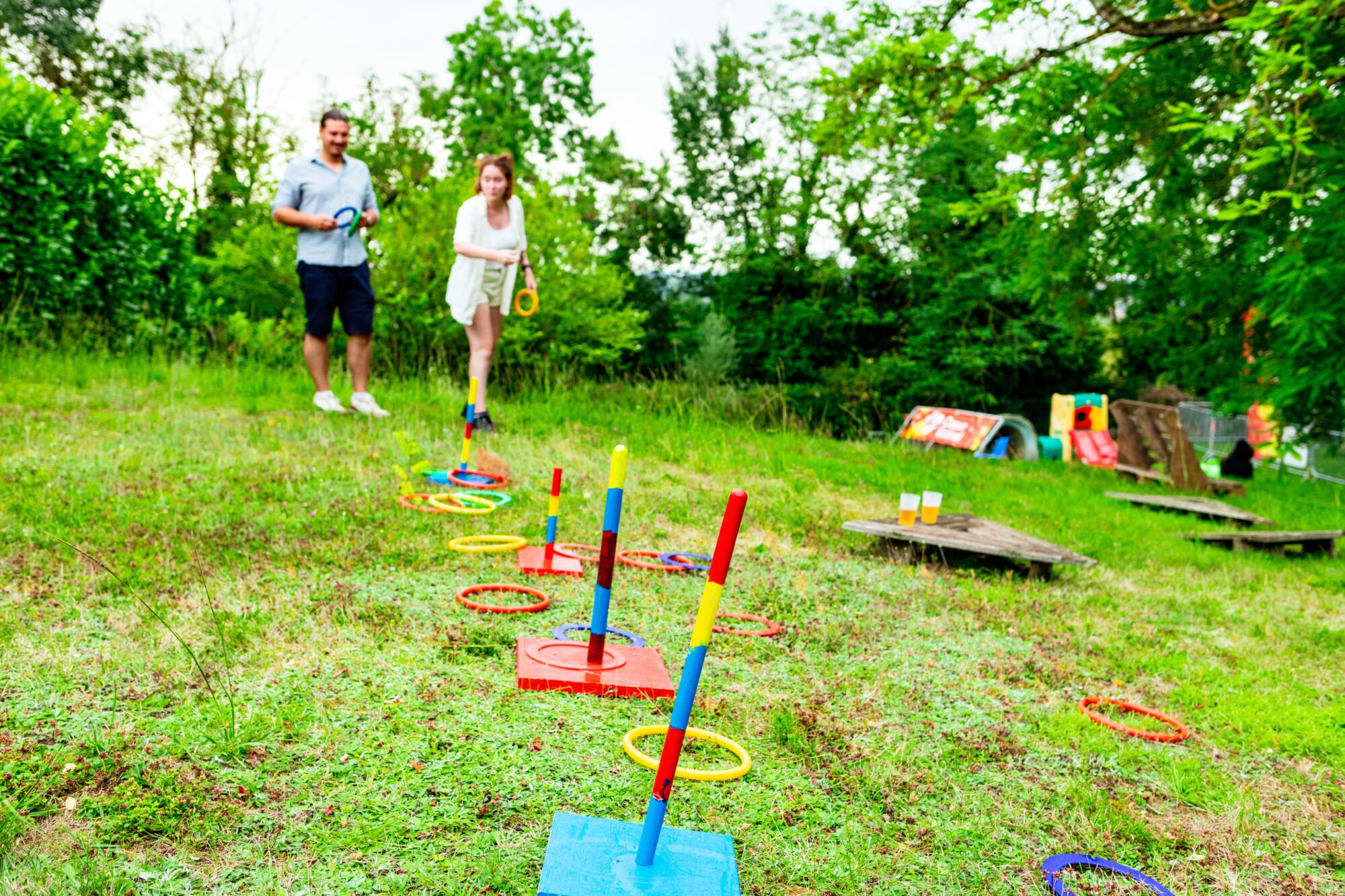 Jeu de lancer d’anneaux en plein air, Office de Tourisme Cœur de Garonne