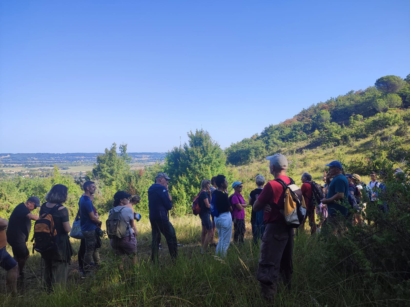 Randonnée en groupe avec l’Office de Tourisme Cœur de Garonne