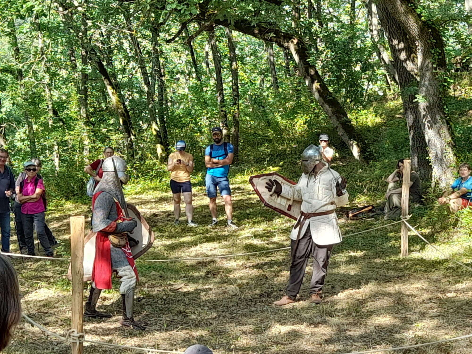 Démonstration de combat médiéval, Office de Tourisme Cœur de Garonne