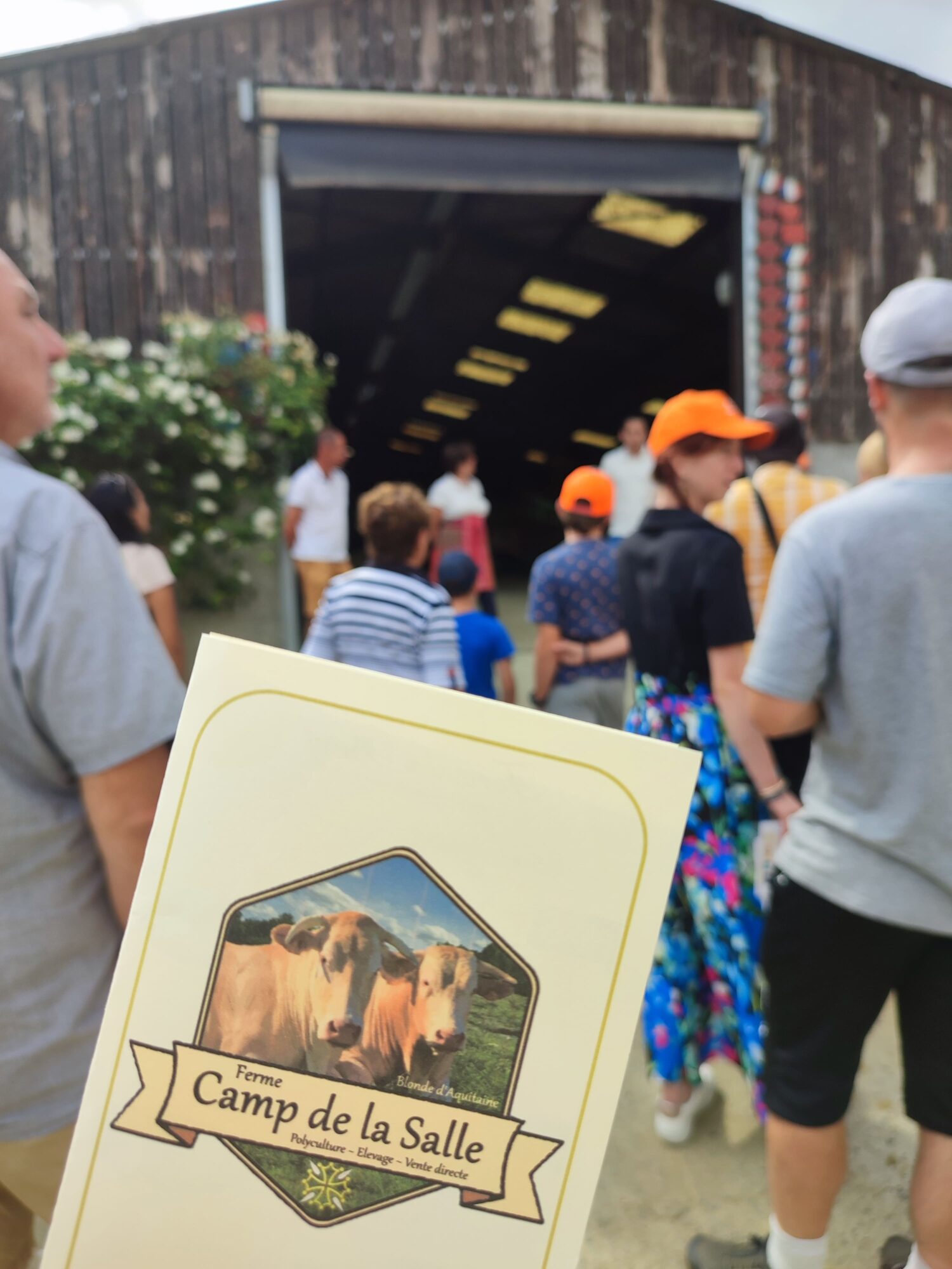Visite de ferme Camp de la Salle avec l’Office de Tourisme Cœur de Garonne