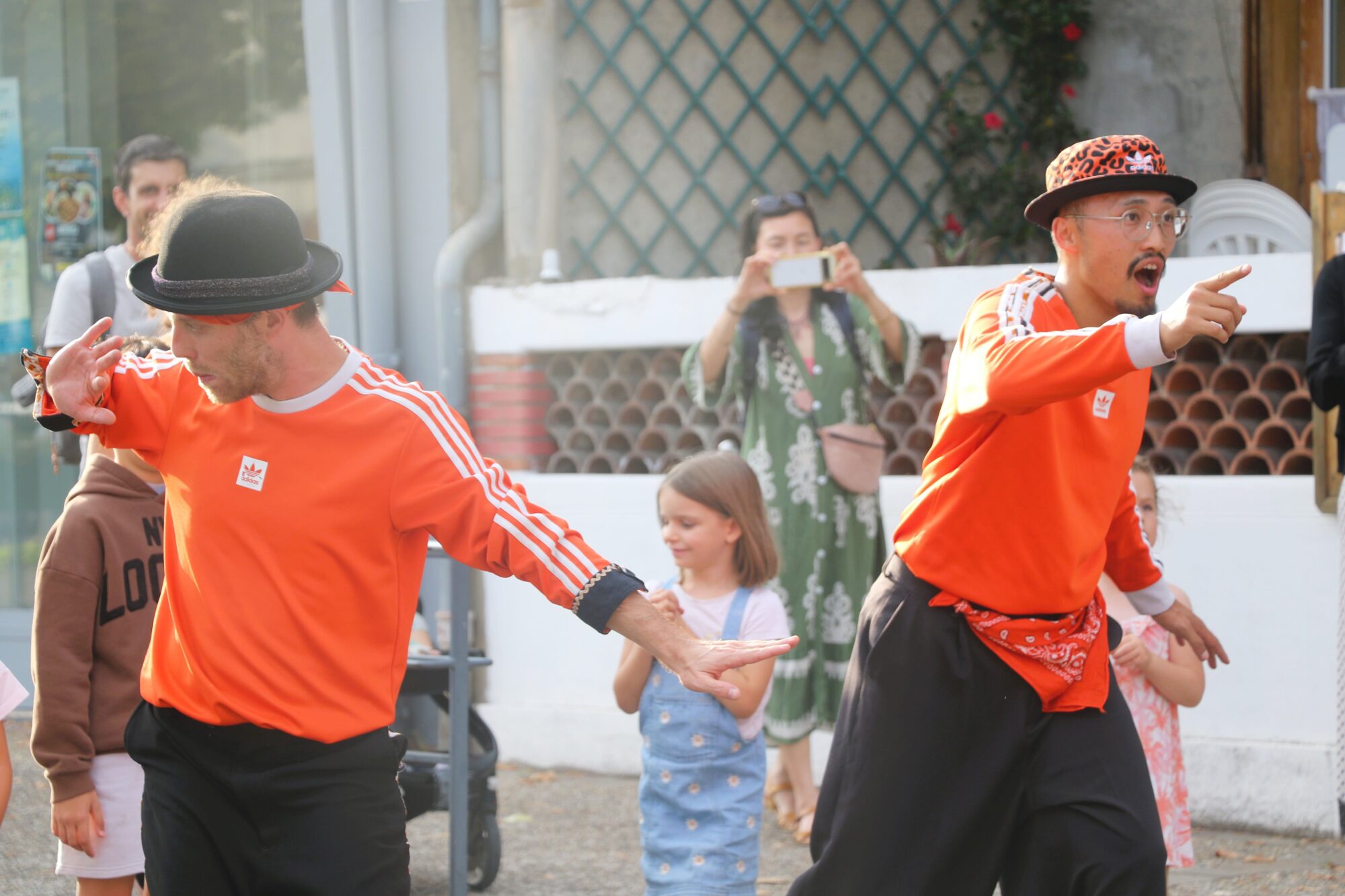 Danseurs de rue en spectacle pour l’Office de Tourisme Cœur de Garonne