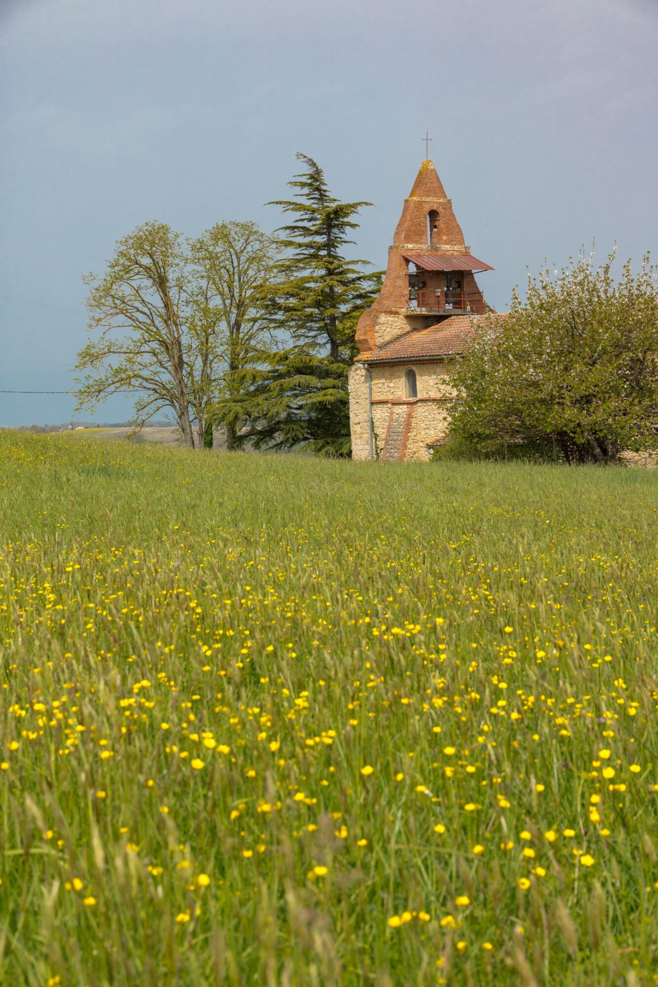 Chapelle en pierre et clocher, Office de Tourisme Cœur de Garonne