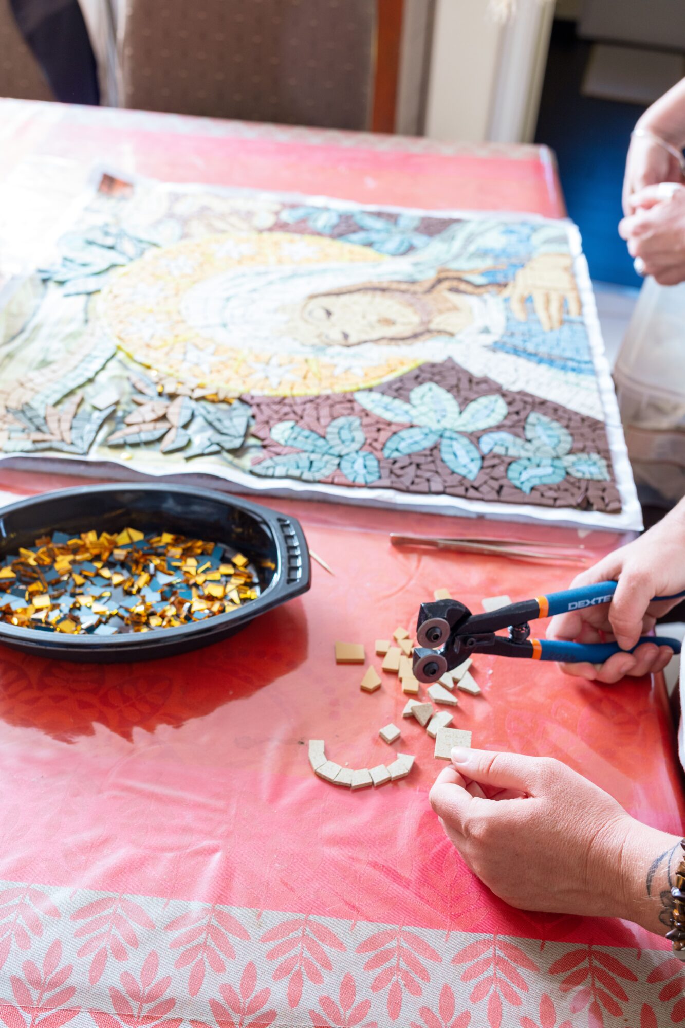 Création d’une mosaïque artisanale, Office de Tourisme Cœur de Garonne