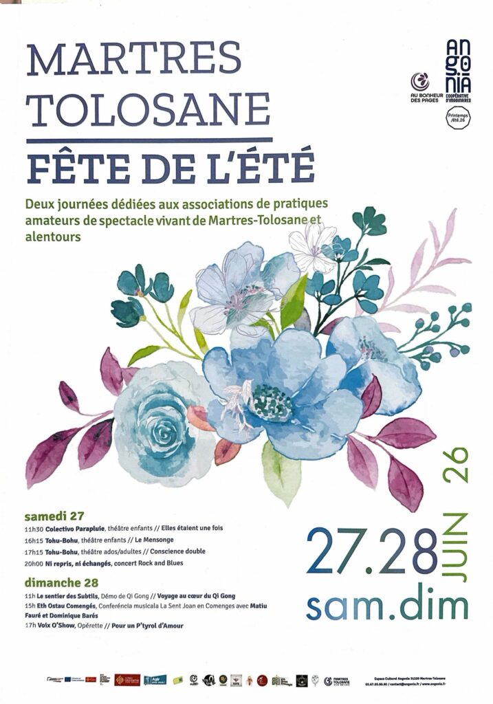 Affiche Fête de l'été à Martres-Tolosane, 27 et 28 juin 2026