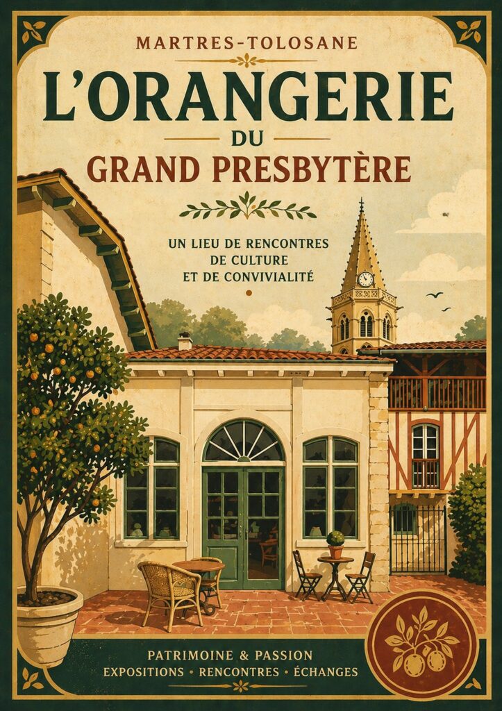 Affiche de l’Orangerie du Grand Presbytère à Martres-Tolosane