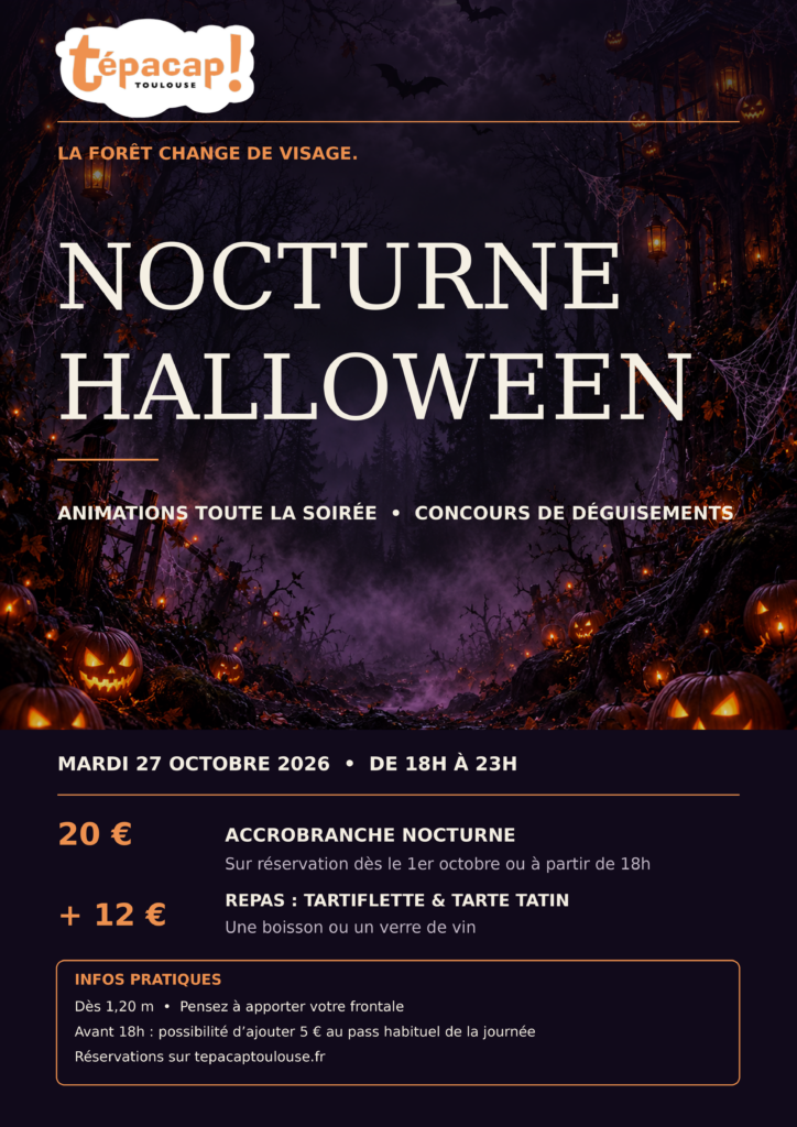 Affiche Nocturne Halloween à Tépacap Toulouse, le 27 octobre 2026
